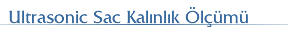 Ultrasonic Sac Kal�nl�k �l��m�